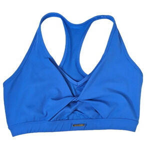 Gymshark x Whitney Simmons Twist Front Sports Bra Size Large  Blue Crop